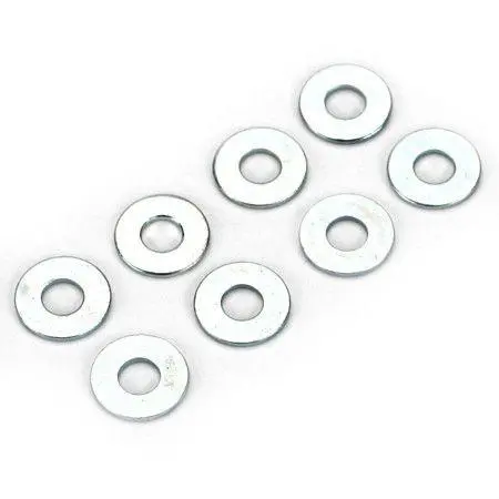 Dubro Products - 4Mm Flat Washers 8Pc 1