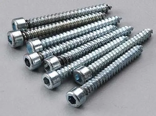 Dubro Products - #4X1" Socket Head Sheet Metal Screws 8Pc 1