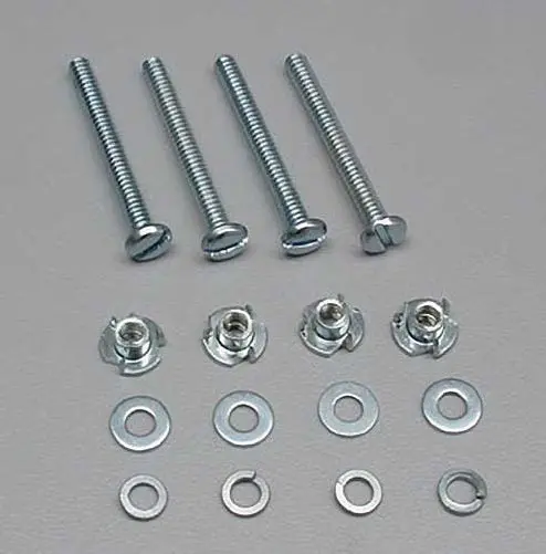 Dubro Products - 6-32X1" Mounting Bolts & Blind Nuts 1