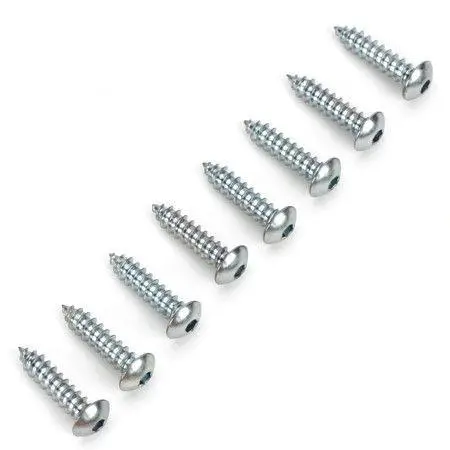 Dubro Products - #8X1" Button Head Sheet Metal Screws 8Pc 1