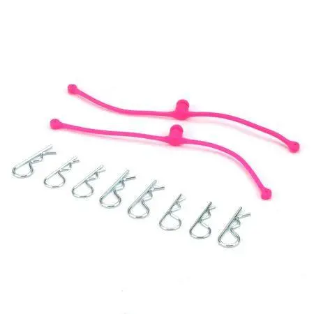 Dubro Products - Body Klip Retainers-Pink 1