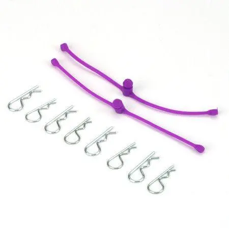Dubro Products - Body Klip Retainers-Purple 1