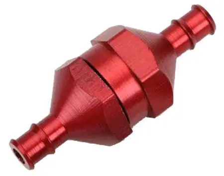 Dubro Products - In-Line Fuel Filter-Red 1