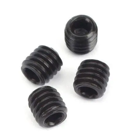 Dubro Products - Socket Set Screws, 4Mm, 4/Pkg 1