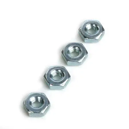 Dubro Products - Standard Steel Hex Nuts (2-56) 4/Pkg 1