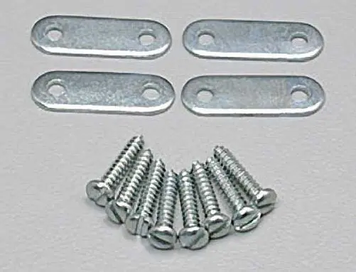 Dubro Products - Steel Landing Gear Straps, 4/Pk 1