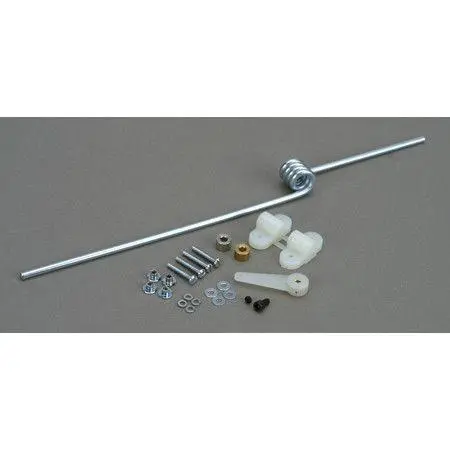 Dubro Products - Straight Steerable Nose Gear-6 5/8" From Center Of Coil To End 1