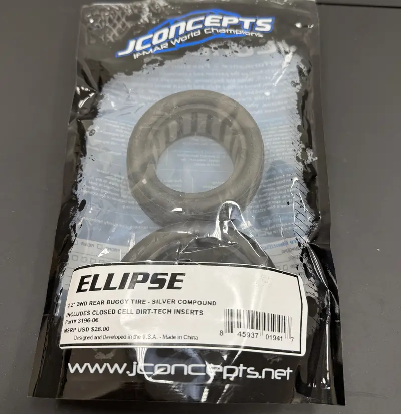 Ellipse Silver Compound Rear Tires Jco319606 Open Package, Tires Are Unused. 1
