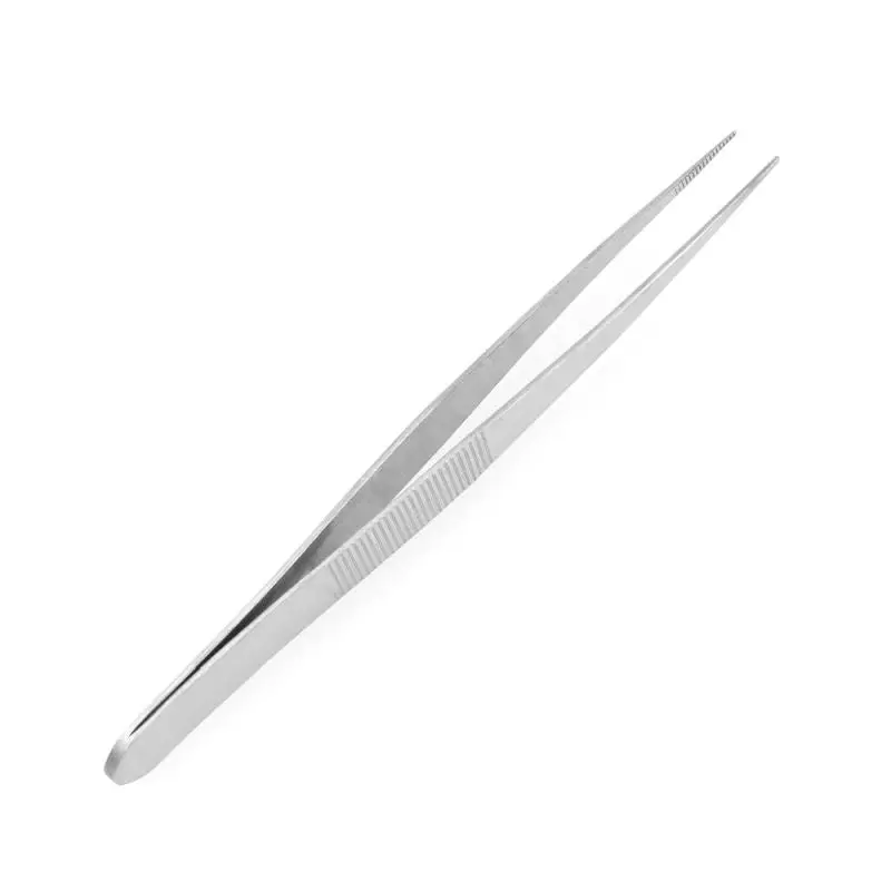 Enkay - 4 1/2" Straight Tweezers, Stainless Steel 1