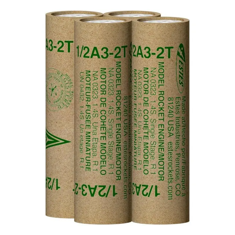 Estes Rockets - 1/2A3-2T Model Rocket Engines (4Pk) 2