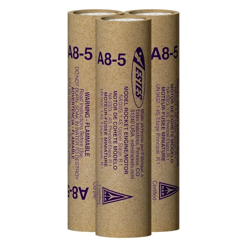 Estes Rockets - A8-5 Model Rocket Engines, (3Pk) 2