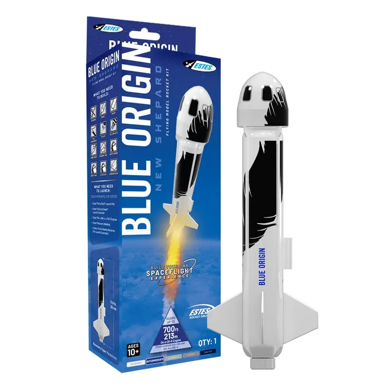Estes Rockets - Blue Origin Shepard Builder Model Rocket Kit, Skill Level: Intermediate 1