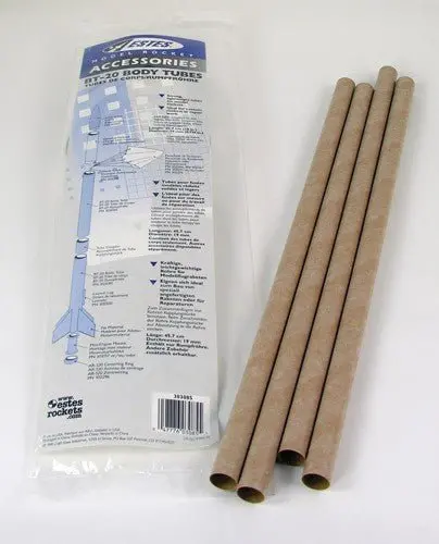 Estes Rockets - Bt-20 Body Tube, For Model Rockets (4 Pk) 1