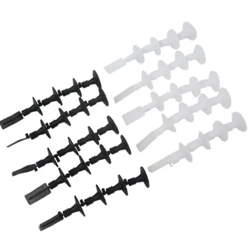 Estes Rockets - C11, D12, E9, E12, E16 And F15 Engine Plugs (5 White, 5 1