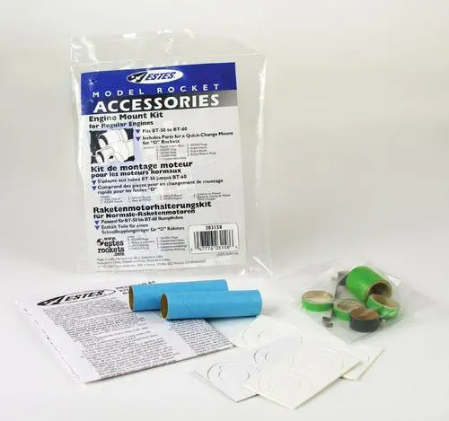 Estes Rockets - Regular Engine Mount Kit, For Model Rockets (3Pk) 1