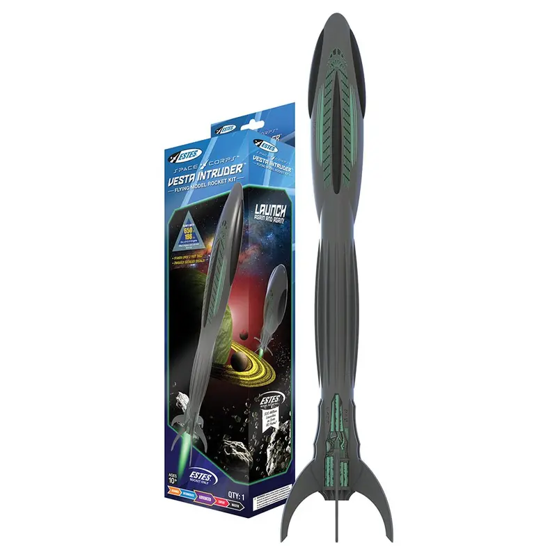Estes Rockets - Space Corps Vesta Intruder, Rocket Kit, Advanced 2