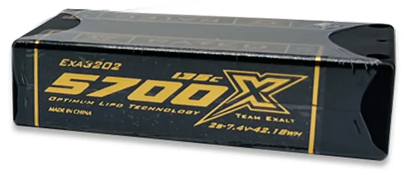Exalt - 2S 7.4V 5500Mah 135C Shorty W/5Mm Bullets, X-Rated Lipo Battery Series 1