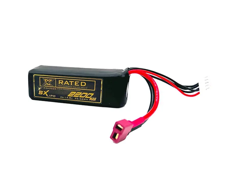 Exalt - 4S 14.8V 2200Mah Starter Box W/Deans Connector, X-Rated Lipo Battery Series 1