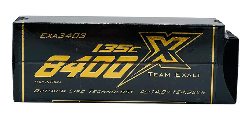 Exalt - 4S 14.8V 8400Mah 135C Stick W/5Mm Bullets, X-Rated Lipo Battery Series 1