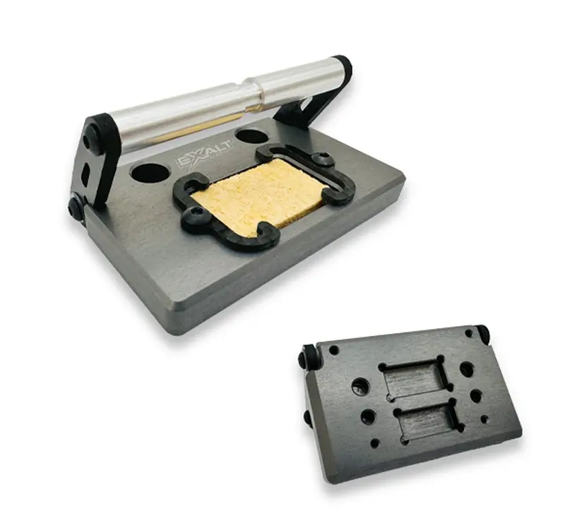 Exalt - Billet Aluminum 2 In 1 Soldering Iron Stand / Jig 1