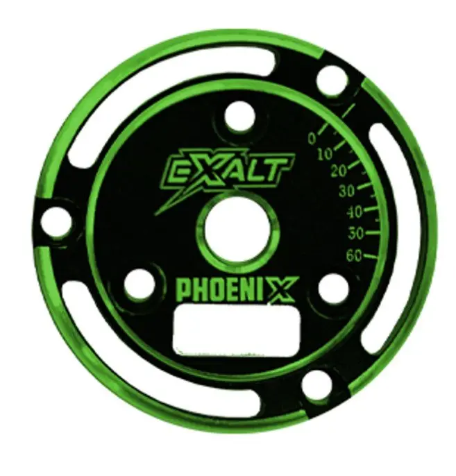 Exalt - Black Phoenix Endplate With Green Chamferred Edges 1