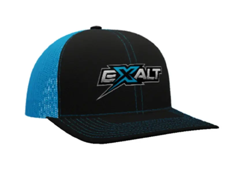 Exalt - Exalt Snapback Hat, Flo Blue/ Black 1