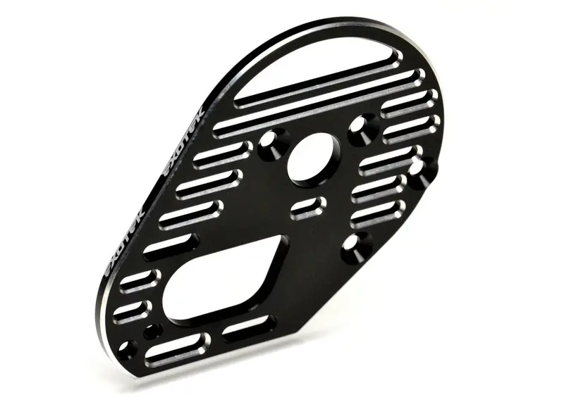 Exotek Racing - 22S Drag Motor Plate, Slotted Lightweight 1