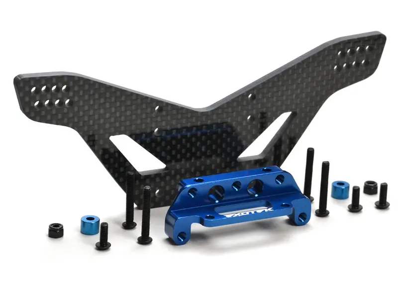 Exotek Racing - Carbon Fiber Lower Ride Height Rear Drag Tower, Fits Slash 1