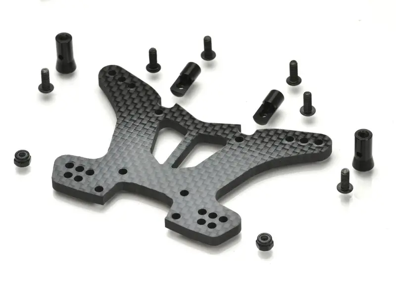 Exotek Racing - Carbon Fiber Shock Tower, Rear, For 4Wd Slash/Rally 1