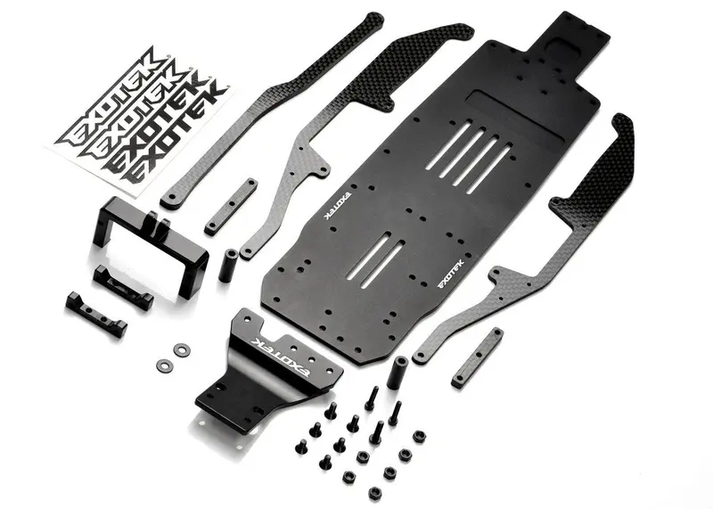 Exotek Racing - Cb6 Carpet Chassis Conversion Set For B6.3, 7075 Chassis 1