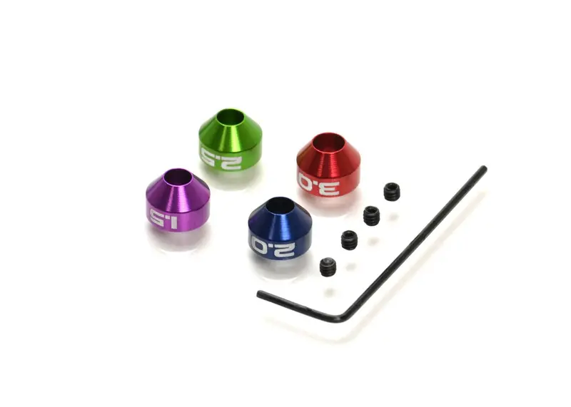 Exotek Racing - Collar Identification Set, Metric, For Hudy Or Protek Hex Wrenches, (4Pcs) 1