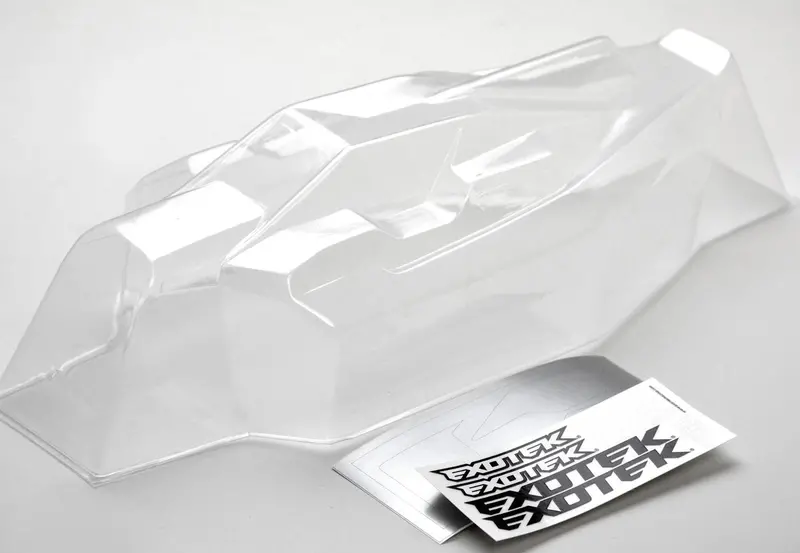 Exotek Racing - Edge Lightweight Clear Body, For Eb410 1