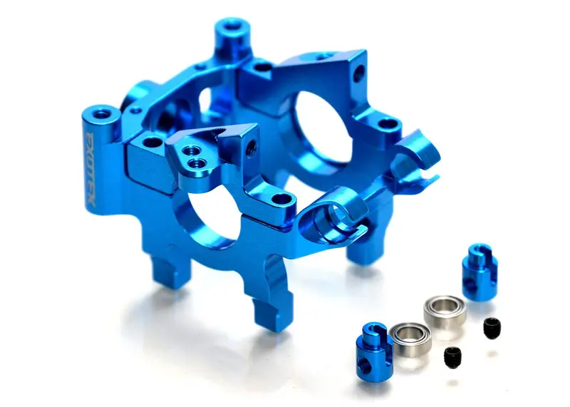 Exotek Racing - Exo-Six.2 7075 Alloy Gear Box Set (1 Box W/ Sway Bar Mount) 1
