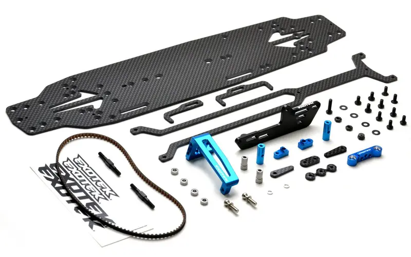 Exotek Racing - Ff77 Fwd Chassis Conversion, For Tamiya Ta07 Kits 1