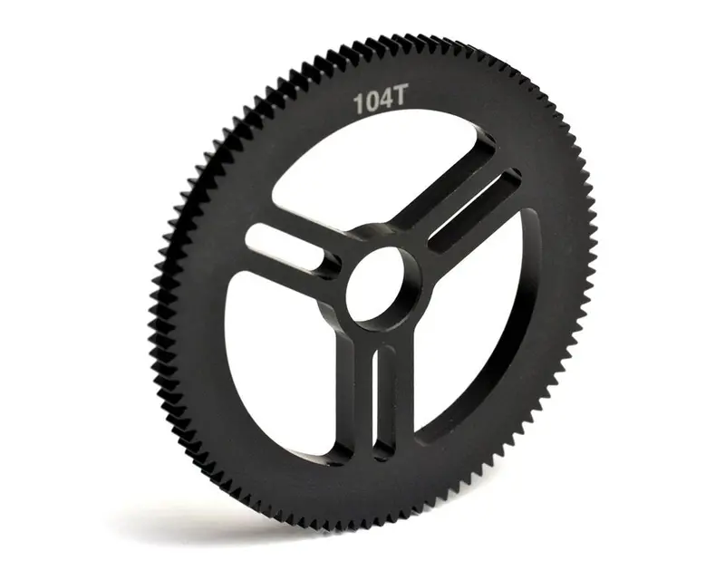 Exotek Racing - Flite Spur Gear, 48 Pitch 104 Tooth, Machined Delrin, For Exo Spur Gear Hubs 1