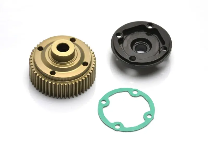 Exotek Racing - Losi 22S Sprint Hd Diff Gear Set, 7075 Hard Anodized With Cap And Gasket 1