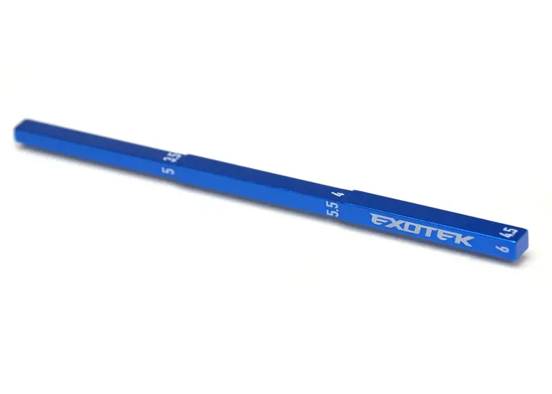 Exotek Racing - Pan Car Ride Height Gauge, Long Reach Style, For F1 And 1/12 1