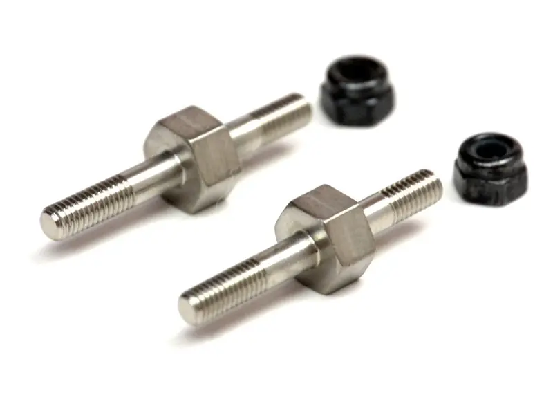 Exotek Racing - Rb6/Rt6 Titanium Quick Change Shock Posts, Rear, 1 Pair 1