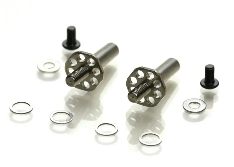 Exotek Racing - Titanium Front Axles For Slash/Bandit Street Eliminator, 1 Pair 1