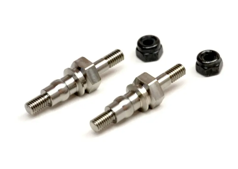 Exotek Racing - Titanium Quick Change Shock Posts D413/D216 1 Pair 1