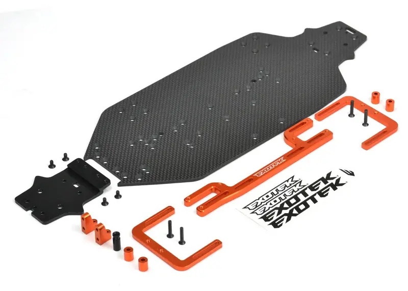 Exotek Racing - Wr8 Speed Chassis Conversion, For Hpi Wr8 Flux 1