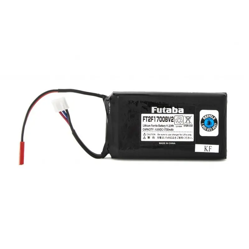 Futaba - 1700Mah Life Transmitter Battery 6.6V (2-Cell) 1