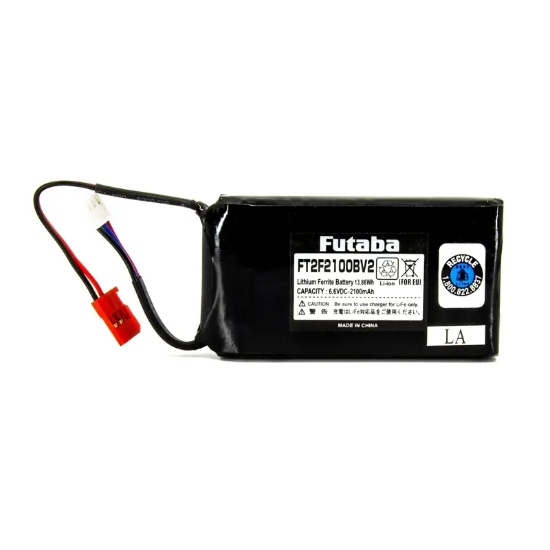 Futaba - 2100Mah Life Transmitter Battery 6.6V (2-Cell) 1