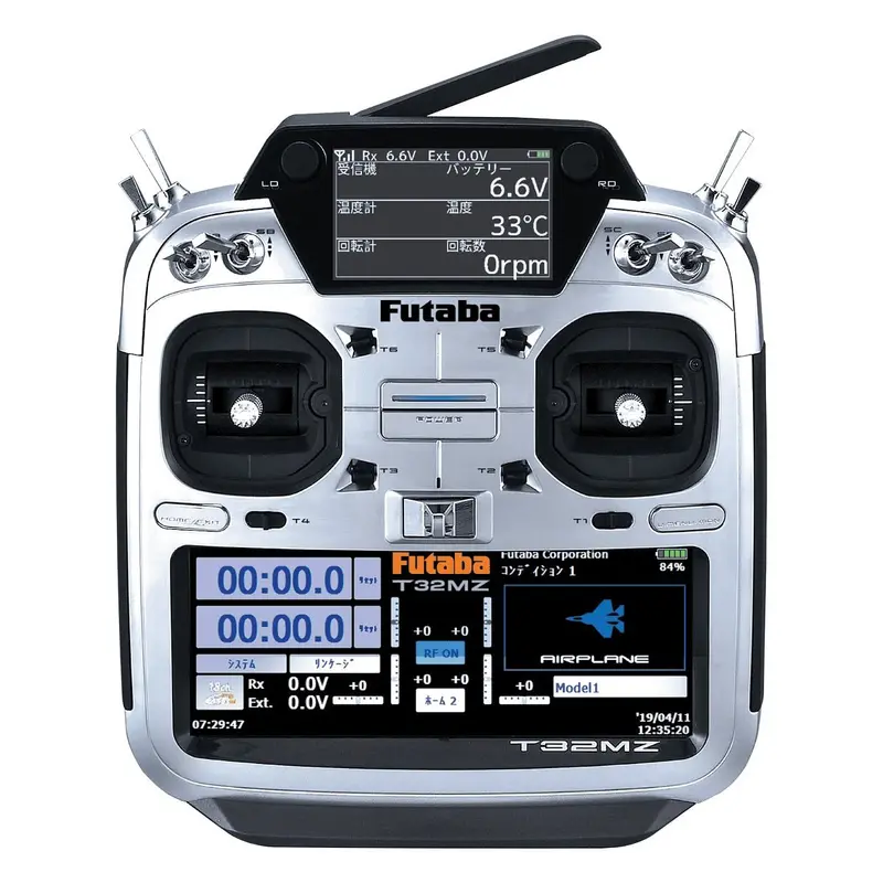 Futaba - 32Mz 18-Channel, Fasstest 2.4Ghz, Heli Transmitter W/R7208sb Receiver 1