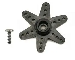 Futaba - 6-Arm Plastic Servo Horn W/ Screw, Star 1