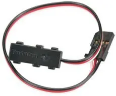 Futaba - 6" Dual Servo Extension, Y-Harness, W/ J Connector 1