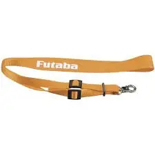 Futaba - Orange Neck Strap Lanyard, Orange And White 1