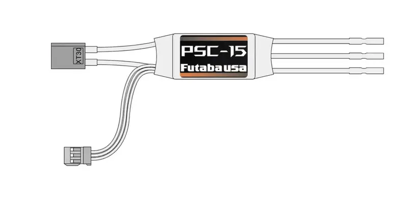 Futaba - Psc-15, 15A Profile Series Brushless Electronic Speed Control 1