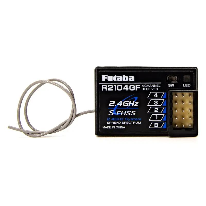 Futaba - R2104gf S-Fhss 2.4Ghz 4-Channel High Voltage Receiver 1