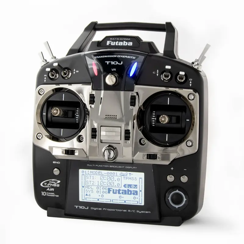 Futaba - T10ja 2.4Ghz T-Fhss Airplane Spec Radio System W/ R3008sb Receiver 1